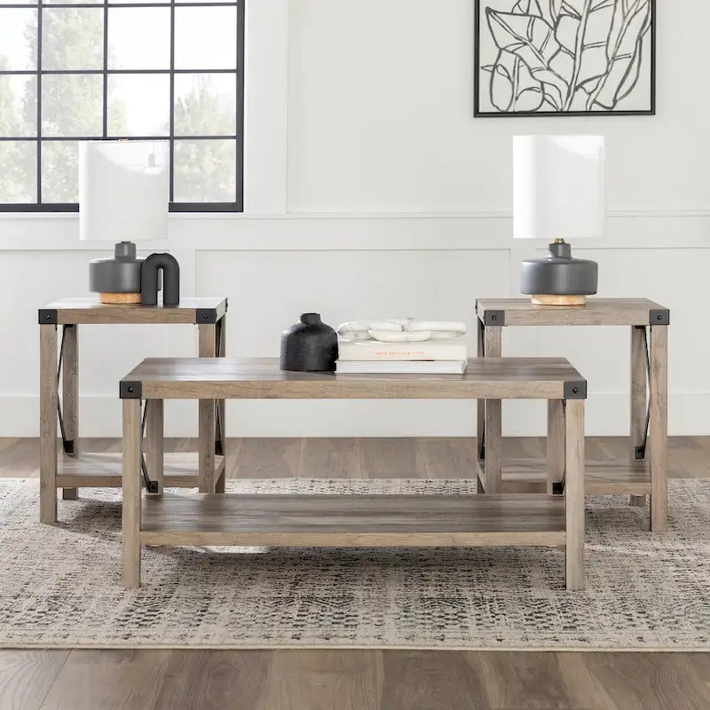 Table basse et table d'appoint 3 pièces Middlebrook