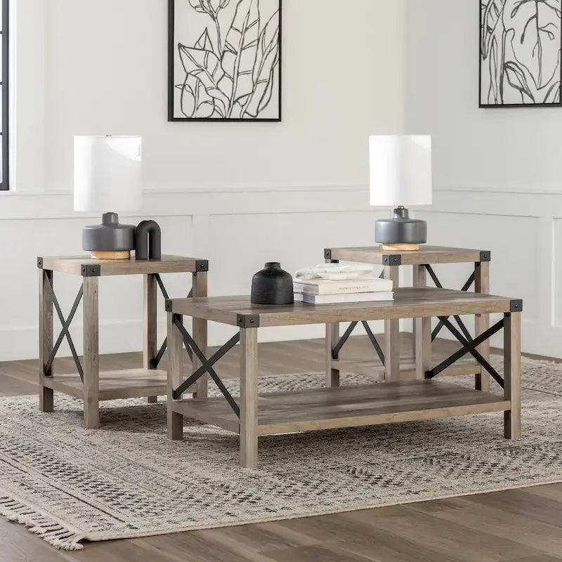 Table basse et table d'appoint 3 pièces Middlebrook