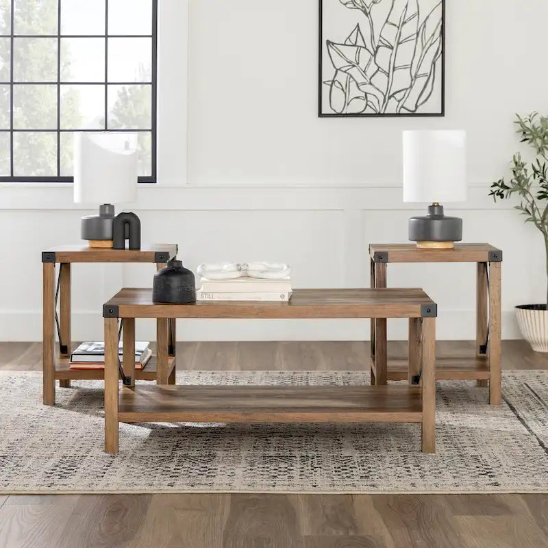 Table basse et table d'appoint 3 pièces Middlebrook
