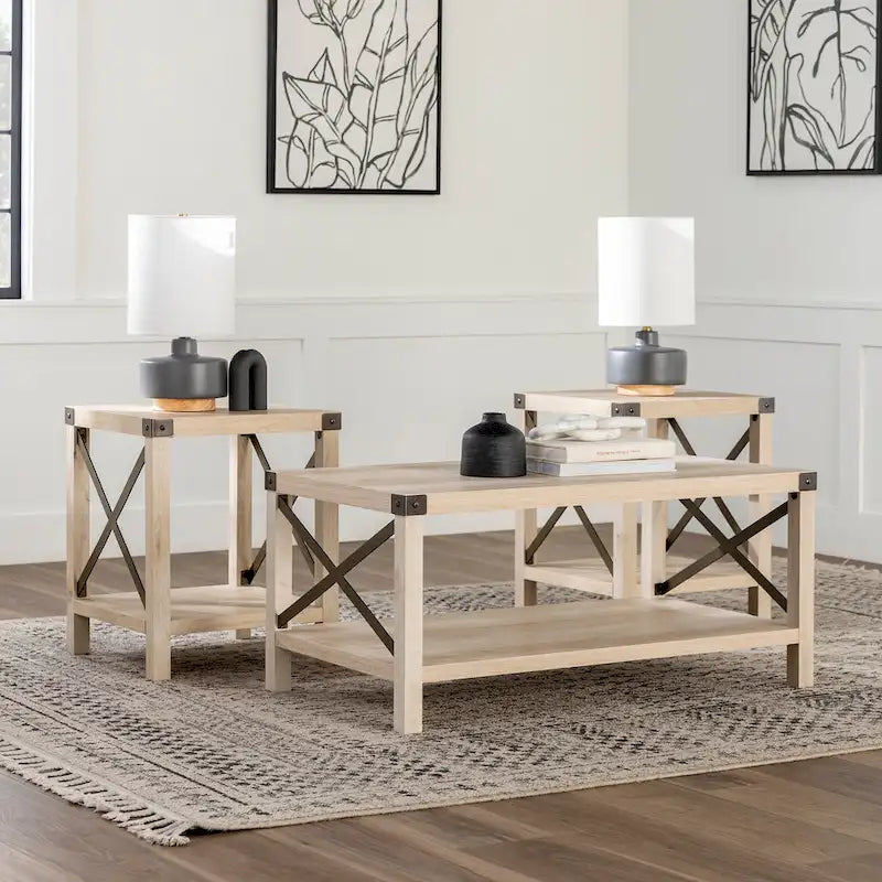 Table basse et table d'appoint 3 pièces Middlebrook