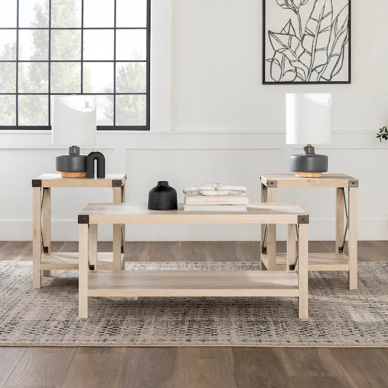 Table basse et table d'appoint 3 pièces Middlebrook