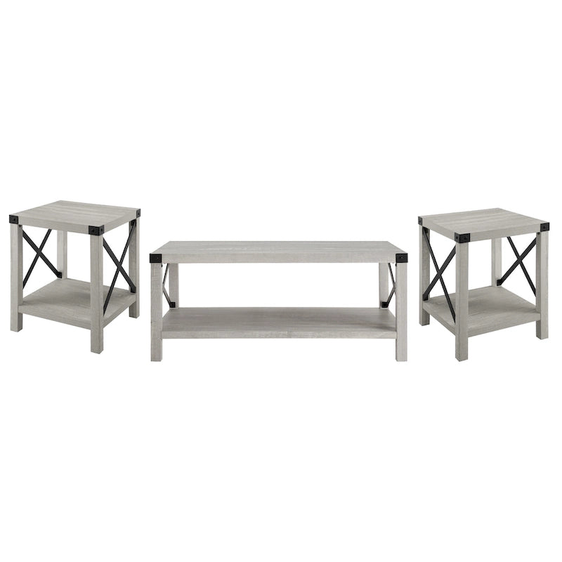 Table basse et table d'appoint 3 pièces Middlebrook