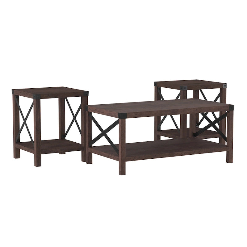 Table basse et table d'appoint 3 pièces Middlebrook