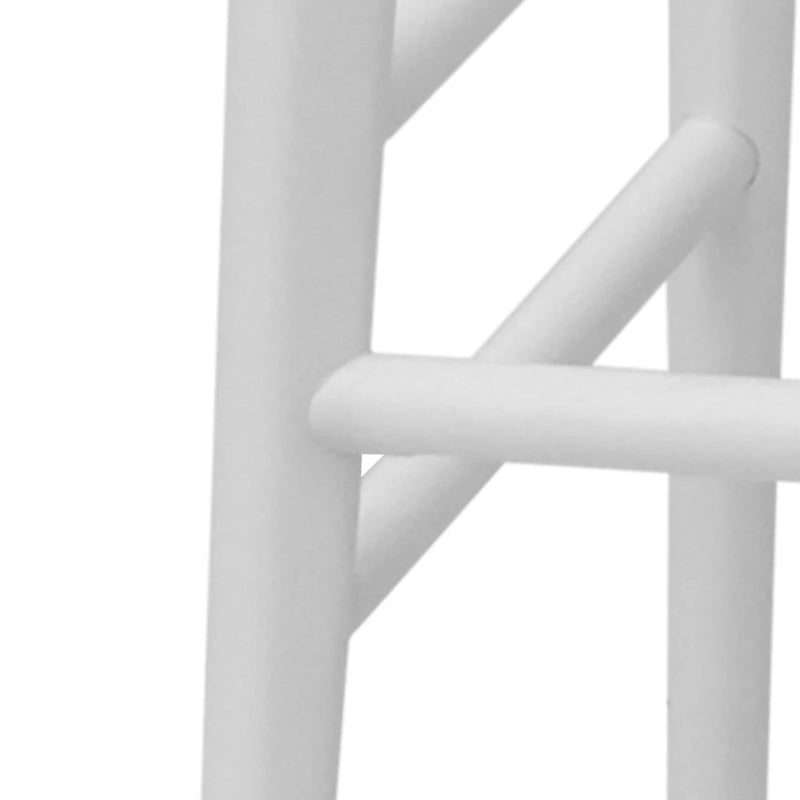 Tabouret de comptoir sans dossier en acacia massif Hendry - Tabouret de comptoir