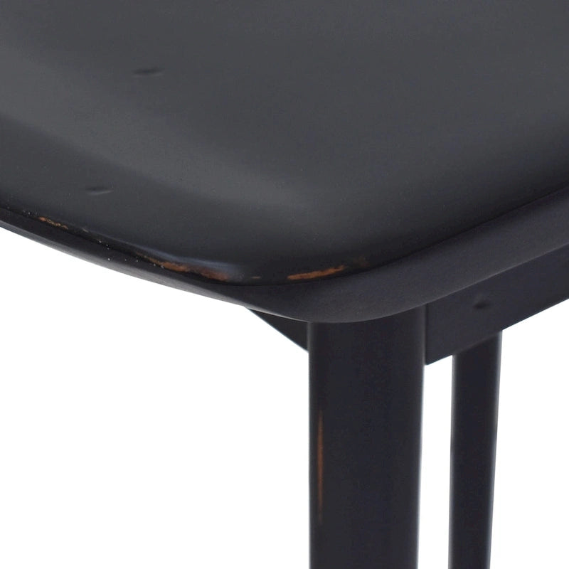 Tabouret de comptoir sans dossier en acacia massif Hendry - Tabouret de comptoir