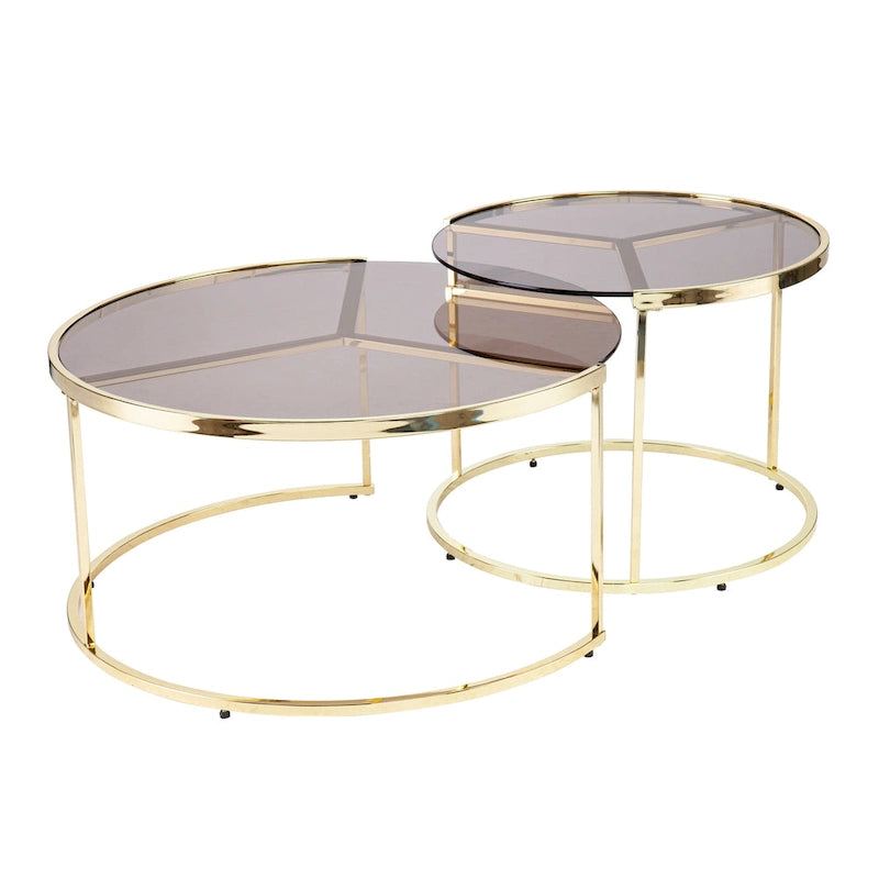 Tables basses gigognes 2 pièces Marlei Modernes