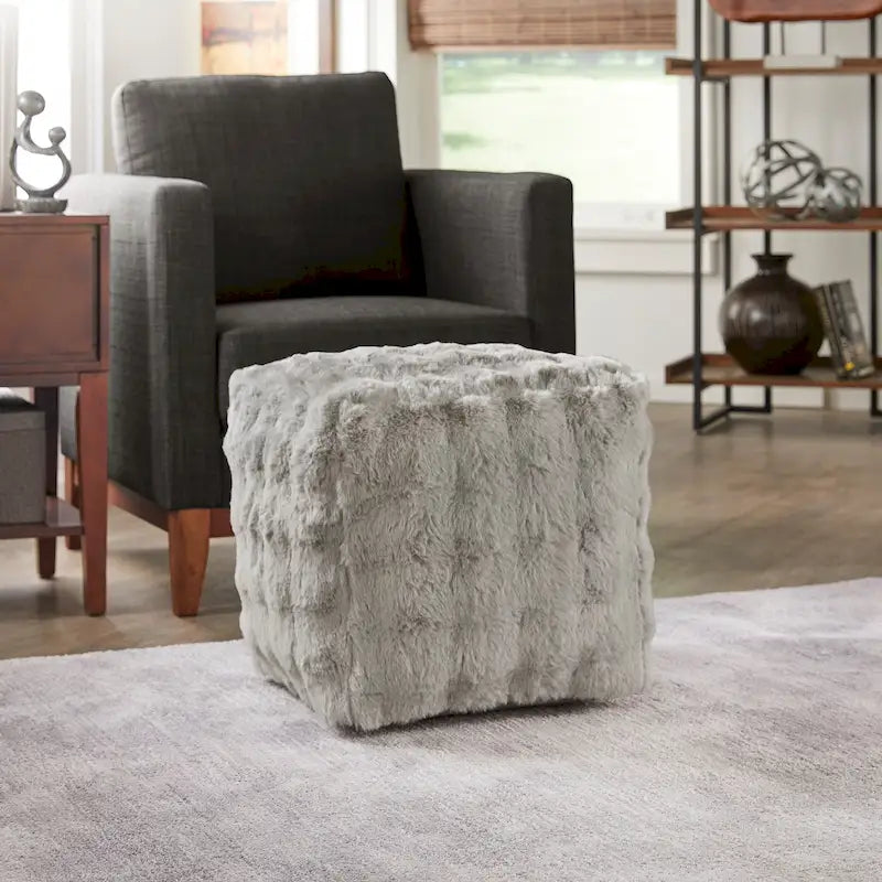 Brunico Pouf carré capitonné par
