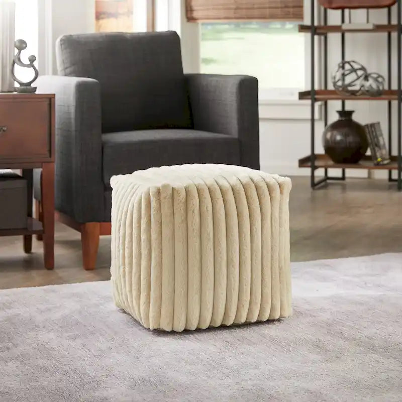 Brunico Pouf carré capitonné par