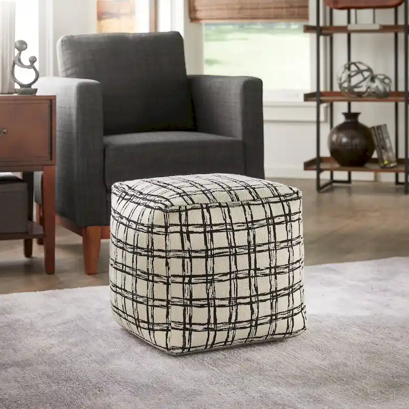 Brunico Pouf carré capitonné par