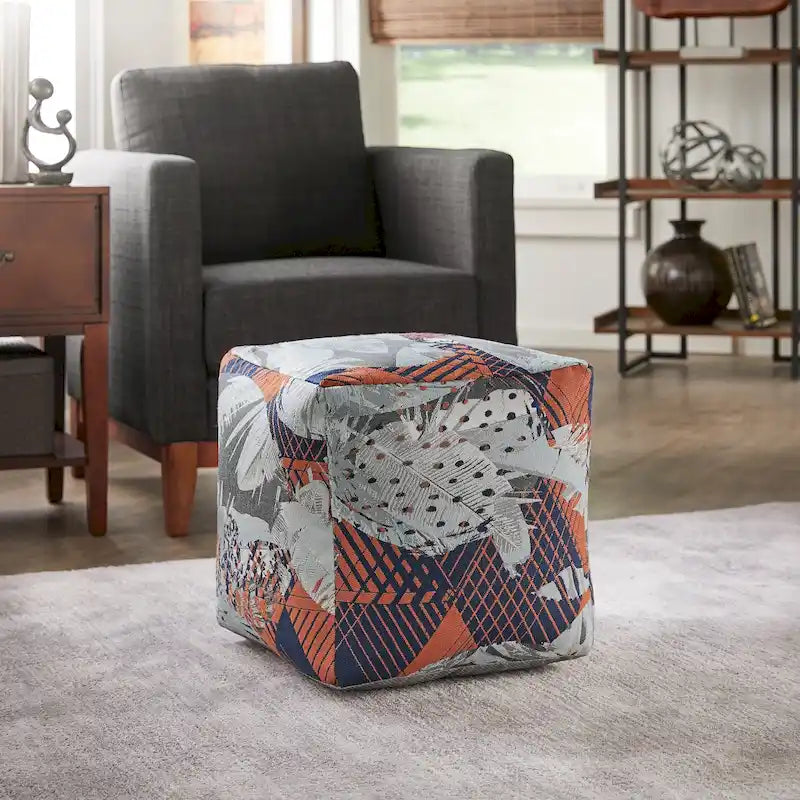 Brunico Pouf carré capitonné par