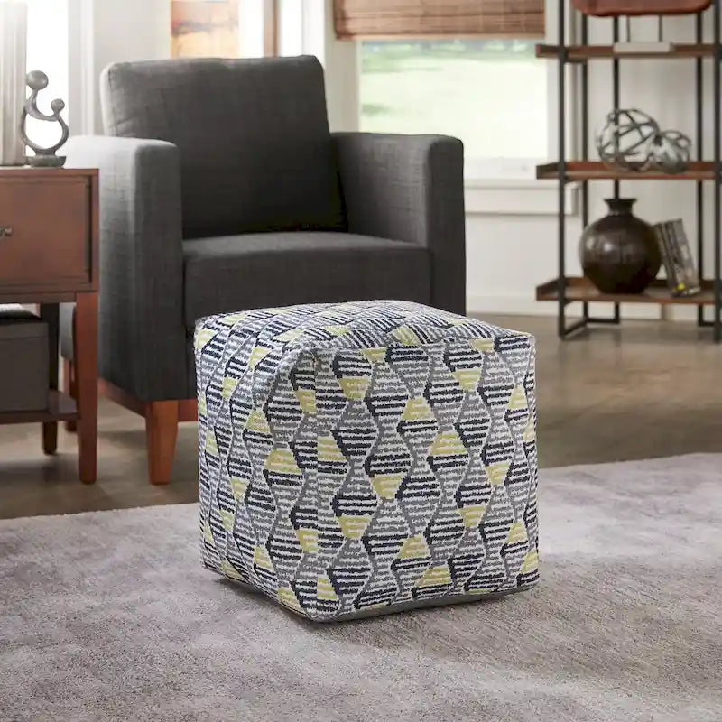 Brunico Pouf carré capitonné par