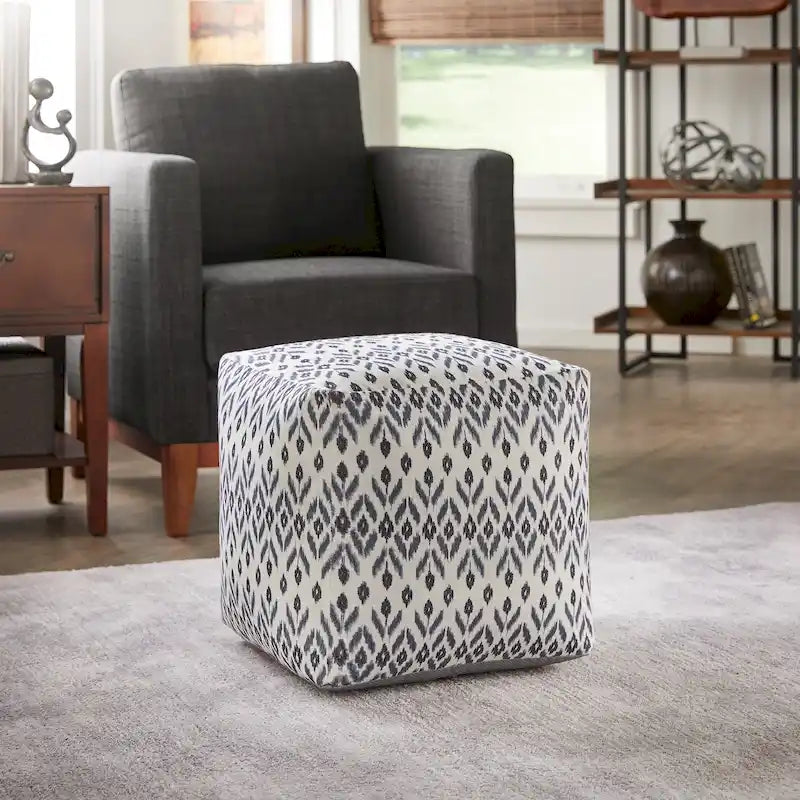 Brunico Pouf carré capitonné par