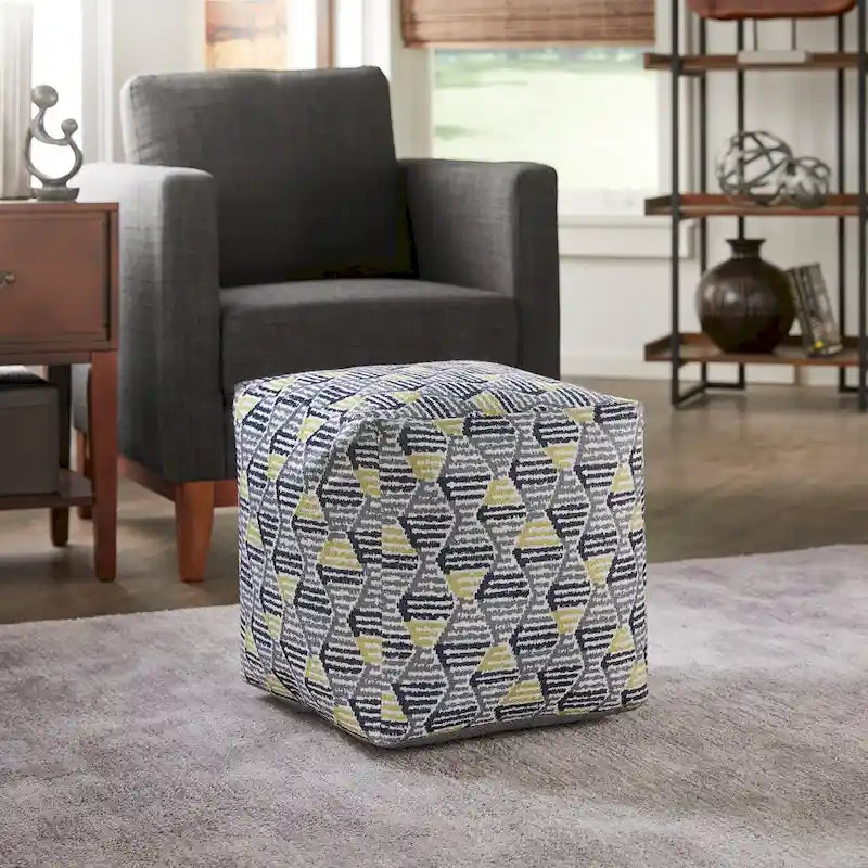 Brunico Pouf carré capitonné par