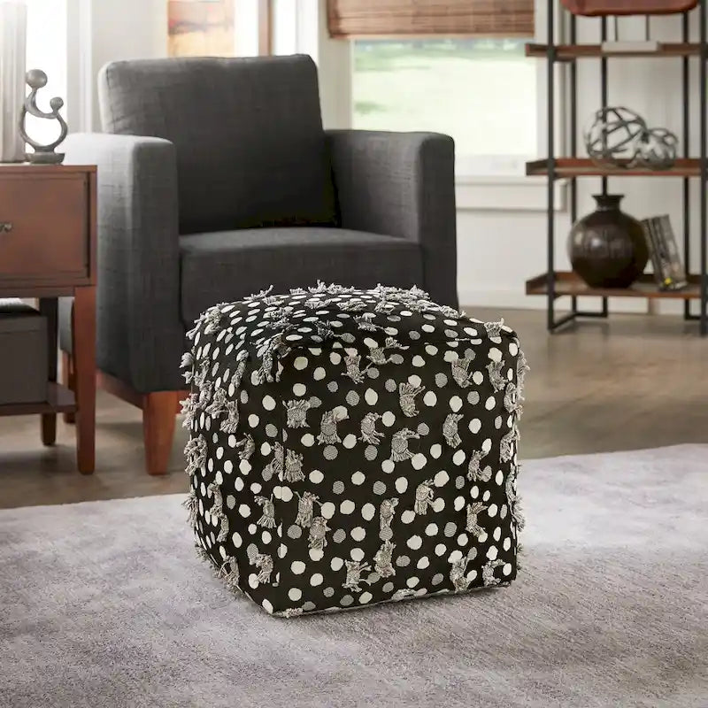 Brunico Pouf carré capitonné par
