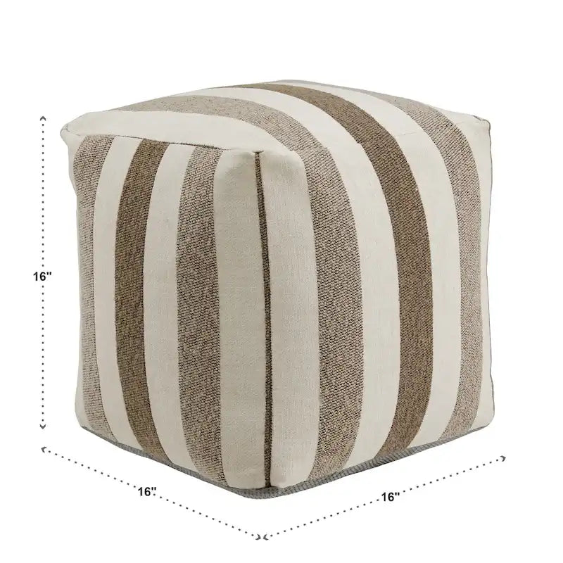 Brunico Pouf carré capitonné par