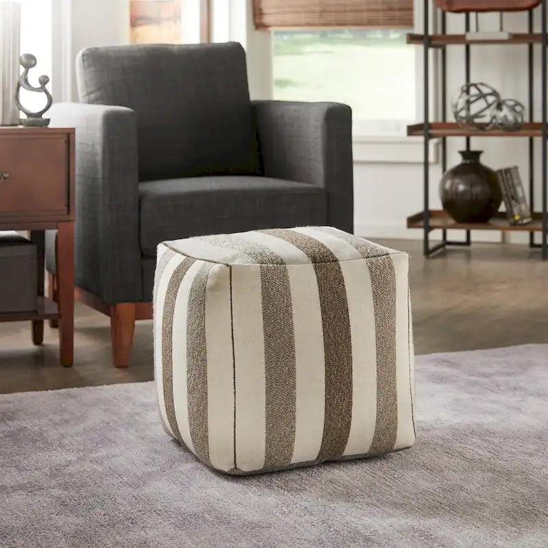 Brunico Pouf carré capitonné par