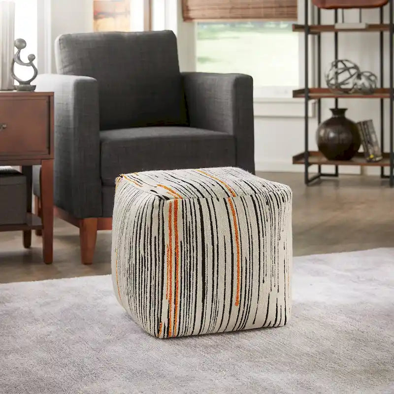 Brunico Pouf carré capitonné par