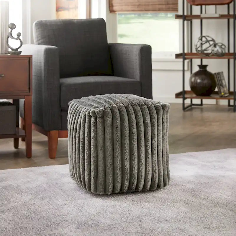 Brunico Pouf carré capitonné par