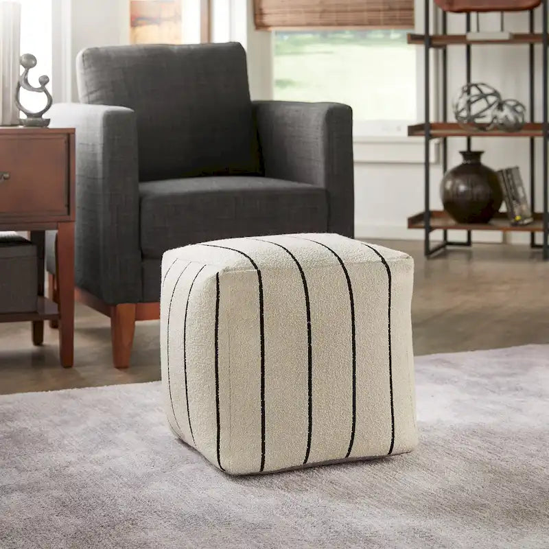 Brunico Pouf carré capitonné par