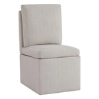 Chaise de salle à manger Nathan avec roulettes et rangement, lot de 2 - S.O.