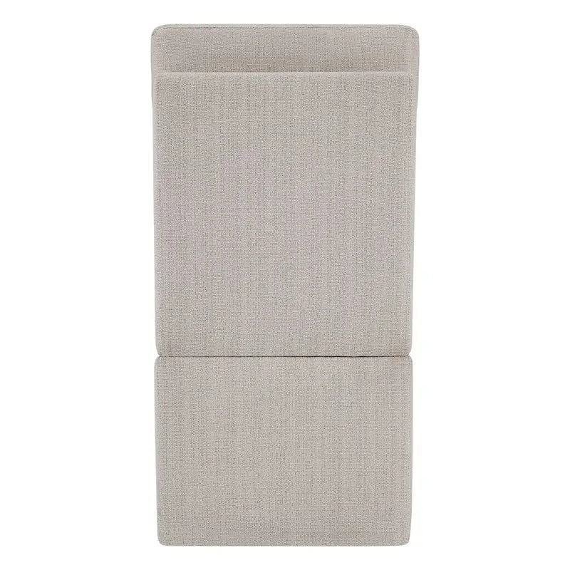 Chaise de salle à manger Nathan avec roulettes et rangement, lot de 2 - S.O.