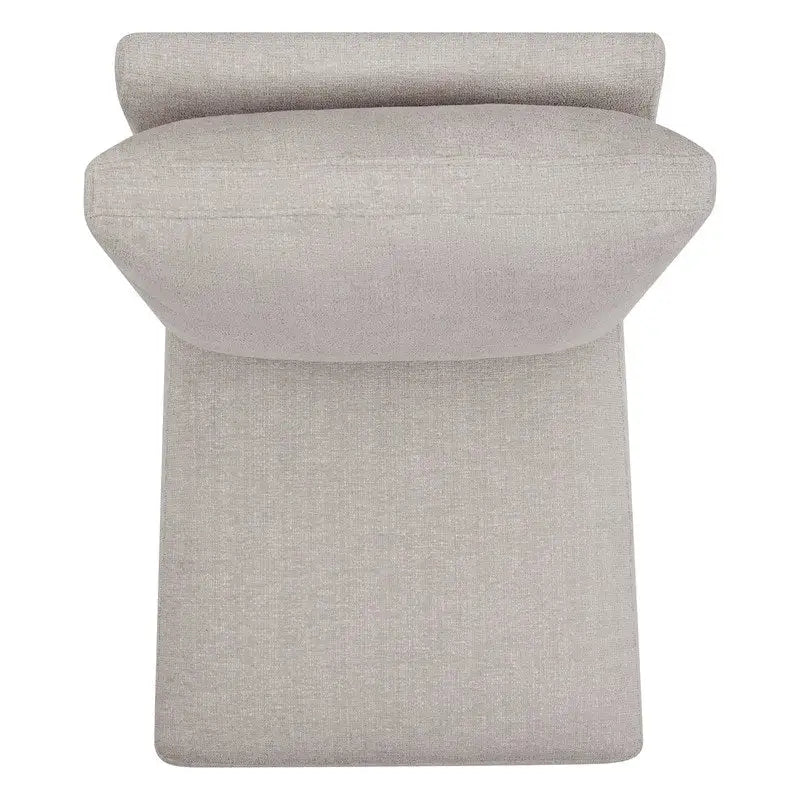 Chaise de salle à manger Nathan avec roulettes et rangement, lot de 2 - S.O.