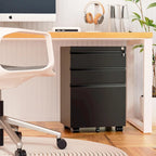 Classeur métallique à 3 tiroirs verrouillable pour bureau à domicile