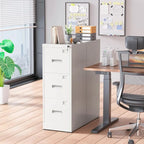 Classeur métallique à 3 tiroirs verrouillable pour bureau à domicile