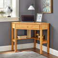 Bureau d'angle en bambou
