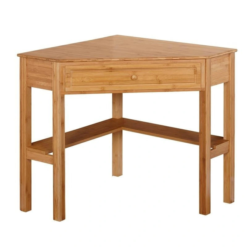 Bureau d'angle en bambou