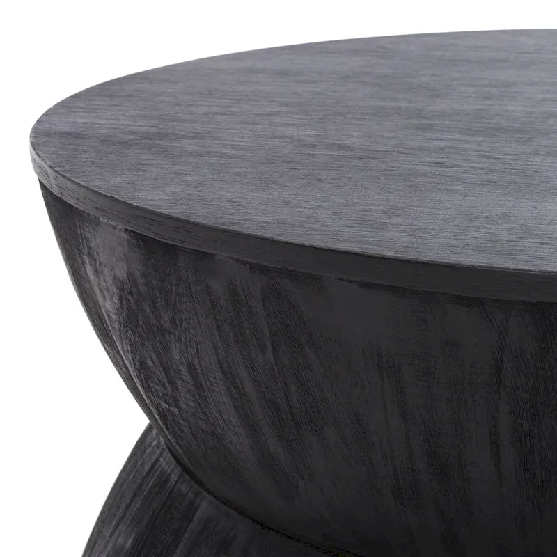 Table basse ronde moderne contemporaine Mattye. - 30 L x 30 P x 14 H - 30Lx30Px14H