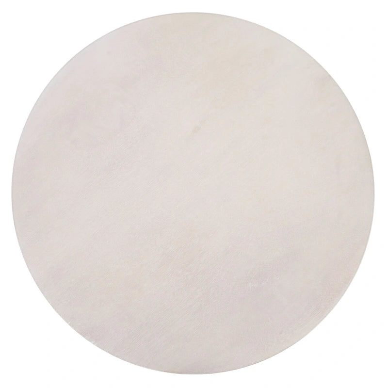 Table basse ronde moderne contemporaine Mattye. - 30 L x 30 P x 14 H - 30Lx30Px14H