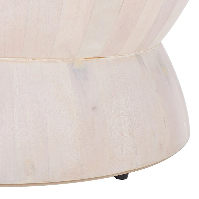 Table basse ronde moderne contemporaine Mattye. - 30 L x 30 P x 14 H - 30Lx30Px14H