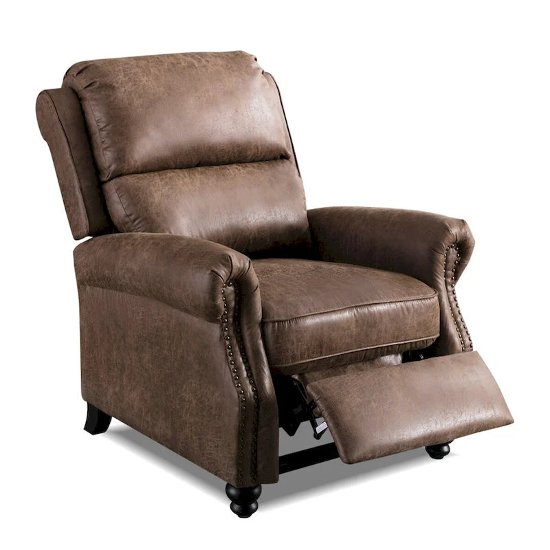 Fauteuil inclinable Pushback Club avec décoration rivetée, lot de 2