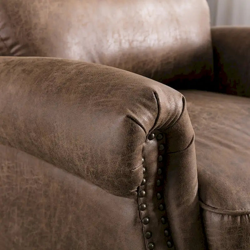 Fauteuil inclinable Pushback Club avec décoration rivetée, lot de 2