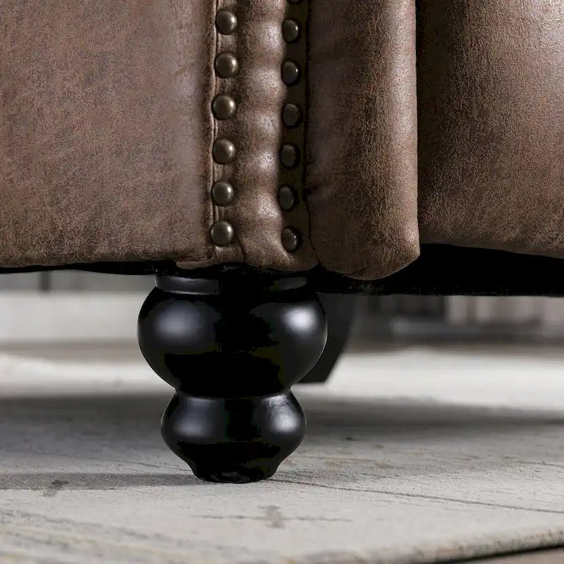 Fauteuil inclinable Pushback Club avec décoration rivetée, lot de 2