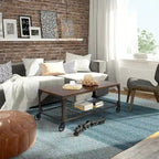  Gace Urban Oak 48-inch Casters Coffee Table