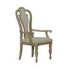 Fauteuil en tissu et bois patiné bis Splat Back Magnolia Manor (lot de 2)