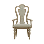 Fauteuil en tissu et bois patiné bis Splat Back Magnolia Manor (lot de 2)