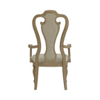Fauteuil en tissu et bois patiné bis Splat Back Magnolia Manor (lot de 2)
