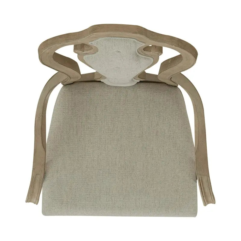 Fauteuil en tissu et bois patiné bis Splat Back Magnolia Manor (lot de 2)