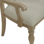 Fauteuil en tissu et bois patiné bis Splat Back Magnolia Manor (lot de 2)