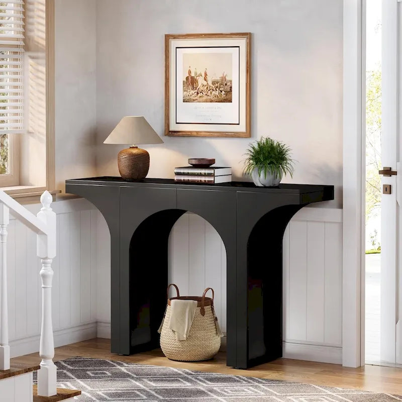 Console pour entrée, Table d'appoint moderne pour couloir ou derrière un canapé