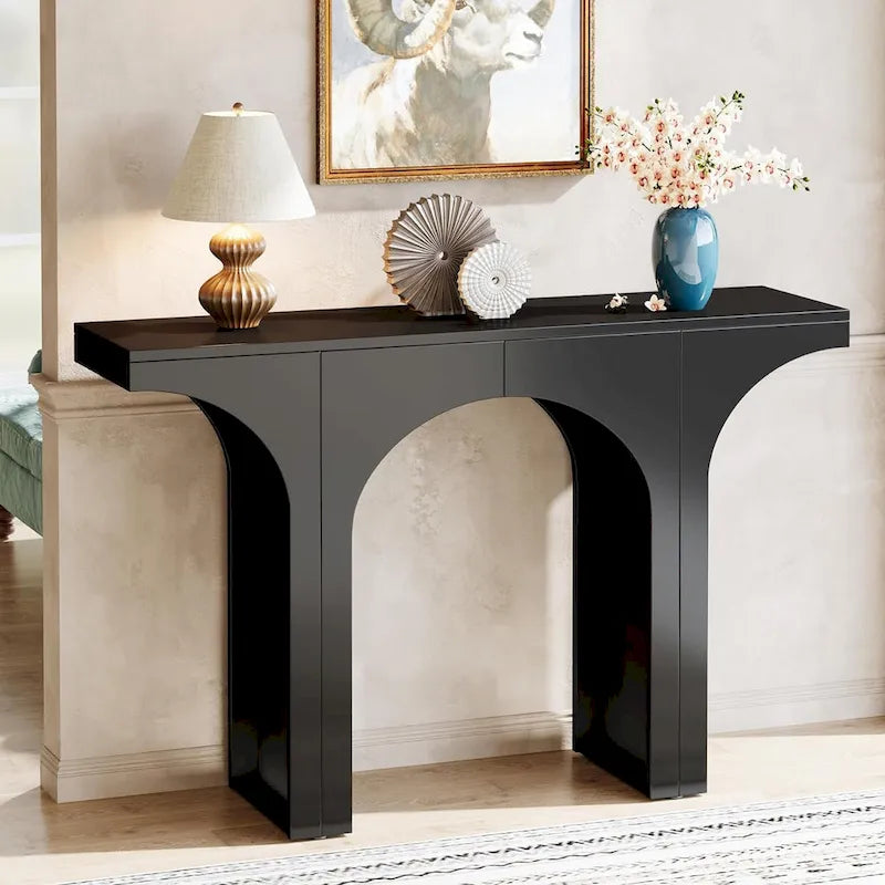 Console pour entrée, Table d'appoint moderne pour couloir ou derrière un canapé