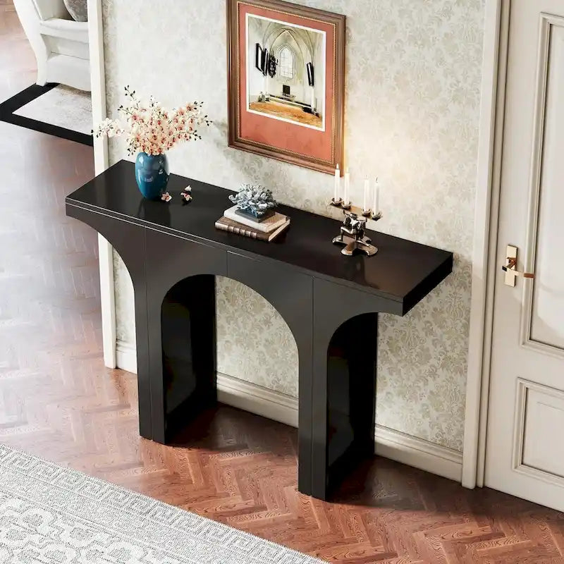 Console pour entrée, Table d'appoint moderne pour couloir ou derrière un canapé