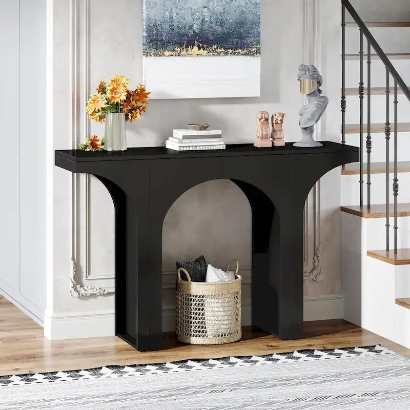 Console pour entrée, Table d'appoint moderne pour couloir ou derrière un canapé