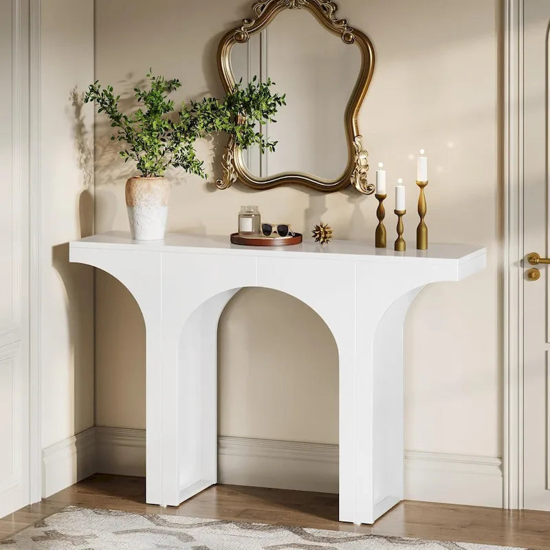 Console pour entrée, Table d'appoint moderne pour couloir ou derrière un canapé