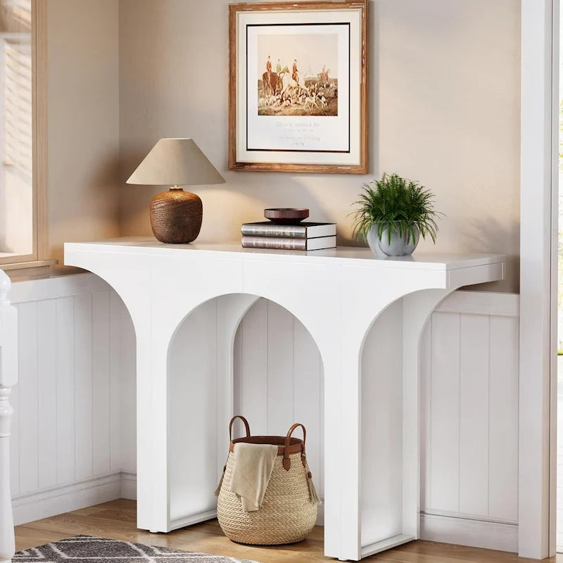 Console pour entrée, Table d'appoint moderne pour couloir ou derrière un canapé